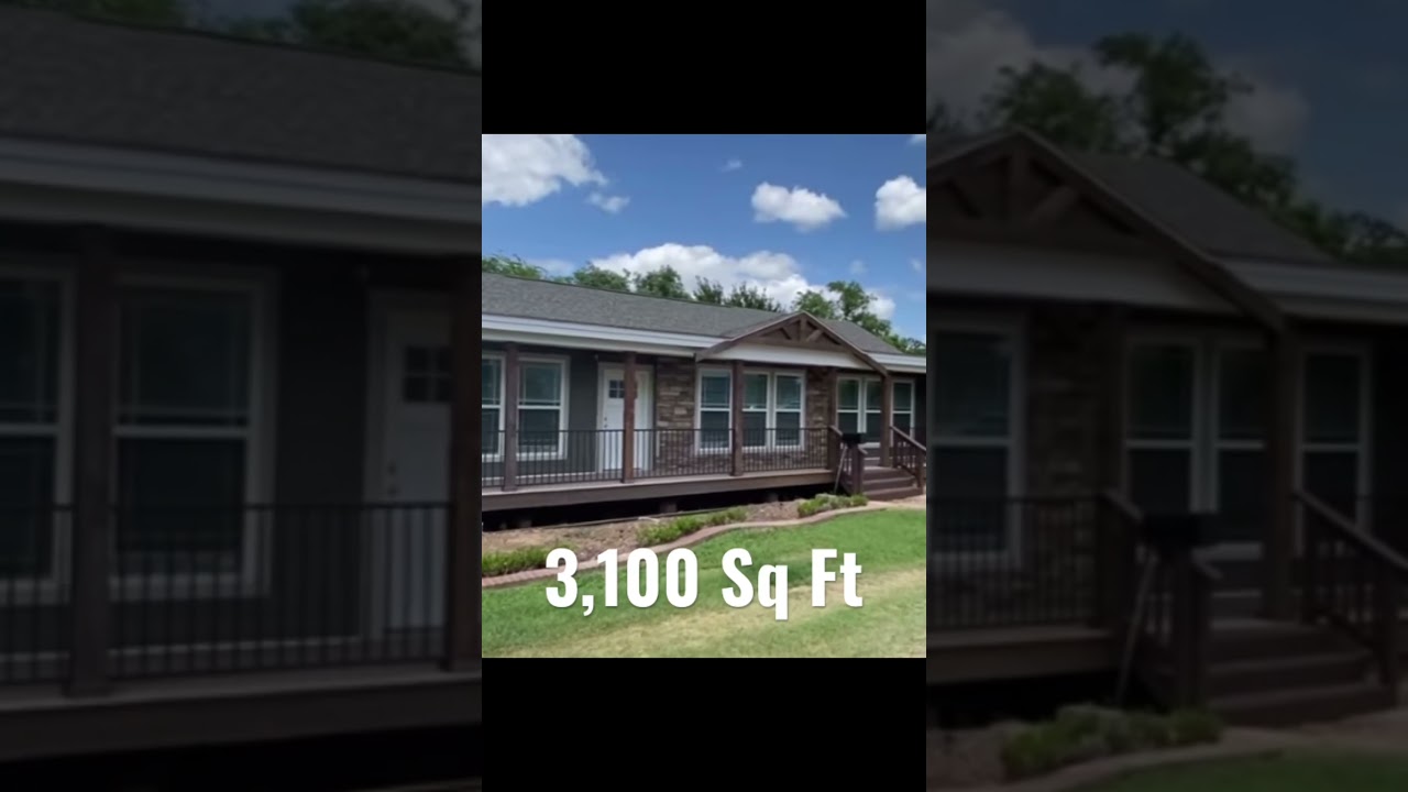 Massive 3,100 sq ft triple wide mobile home