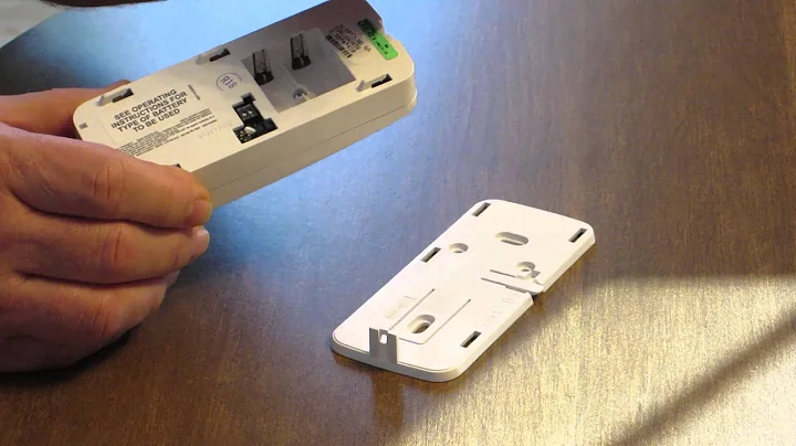 Changing the batteries in a wireless glass break