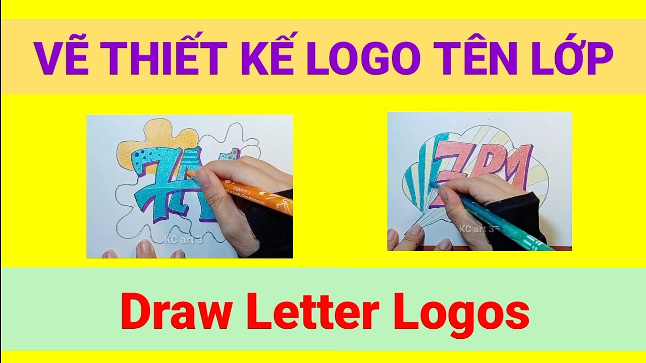 Thiết kế Logo Tên Lớp - 7a2, 7b2 - LOGO DẠNG CHỮ | Draw Letter ...