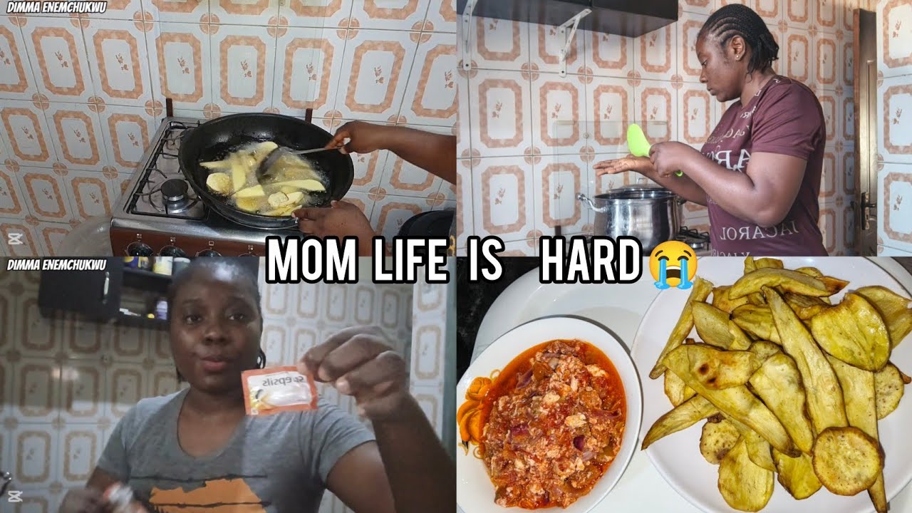 A Day in the Life of a Nigerian First-Time Mom & Housewife | Sore Throat & NEPA Wahala/ Cook with me