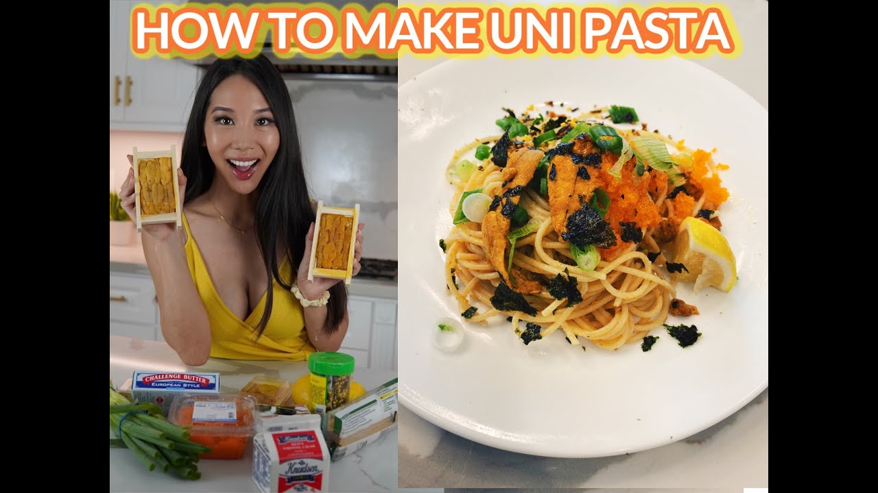 Japanese Uni Pasta Recipe (ウニパスタ) Sea Urchin Spaghetti