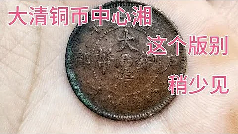 大清銅幣中心湘駝背龍，稍微少見，它的價格也是比較不錯的。 - 天天要聞