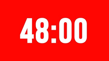 48 Minute Timer With Alarm Without Music