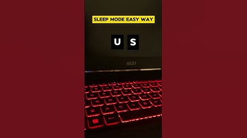How to Put Your Computer to Sleep with a Keyboard Shortcut!