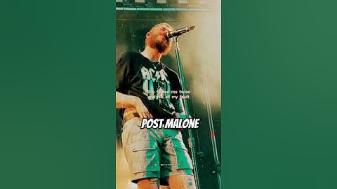 Thumbnail of #postmalone  #shorts video # I fall apart