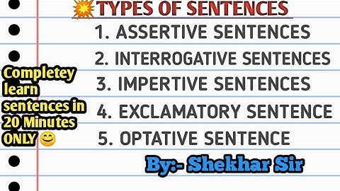 Sentences and it