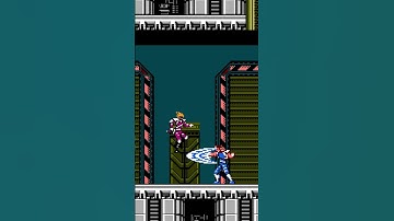 Beating that dumb jerk Matic (Strider, NES)