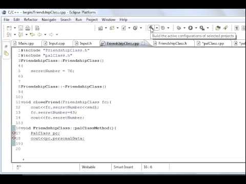 C++ Lessions: Friend Class to access private members of another Class ...