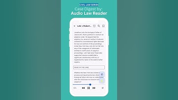 Case Digest on Lehr v. Robertson