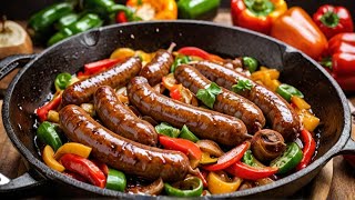 How To Make The Best German Bratwurst With Peppers And Onions?