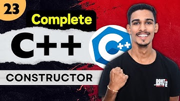 Lecture 24: OOPS in C++  ( Part - 2 )  | Constructor & Destructor | C++ Full Course