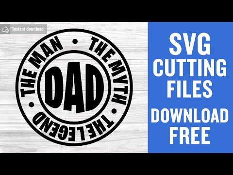The Man The Myth The Legend Svg Free Cutting Files for Silhouette Cameo