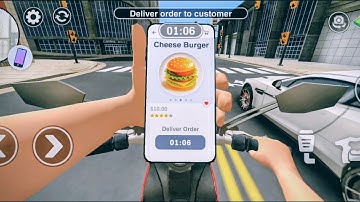 Urban Food Delivery Game – Fast-Paced Delivery Simulator – Android Gameplay 2025 #1 