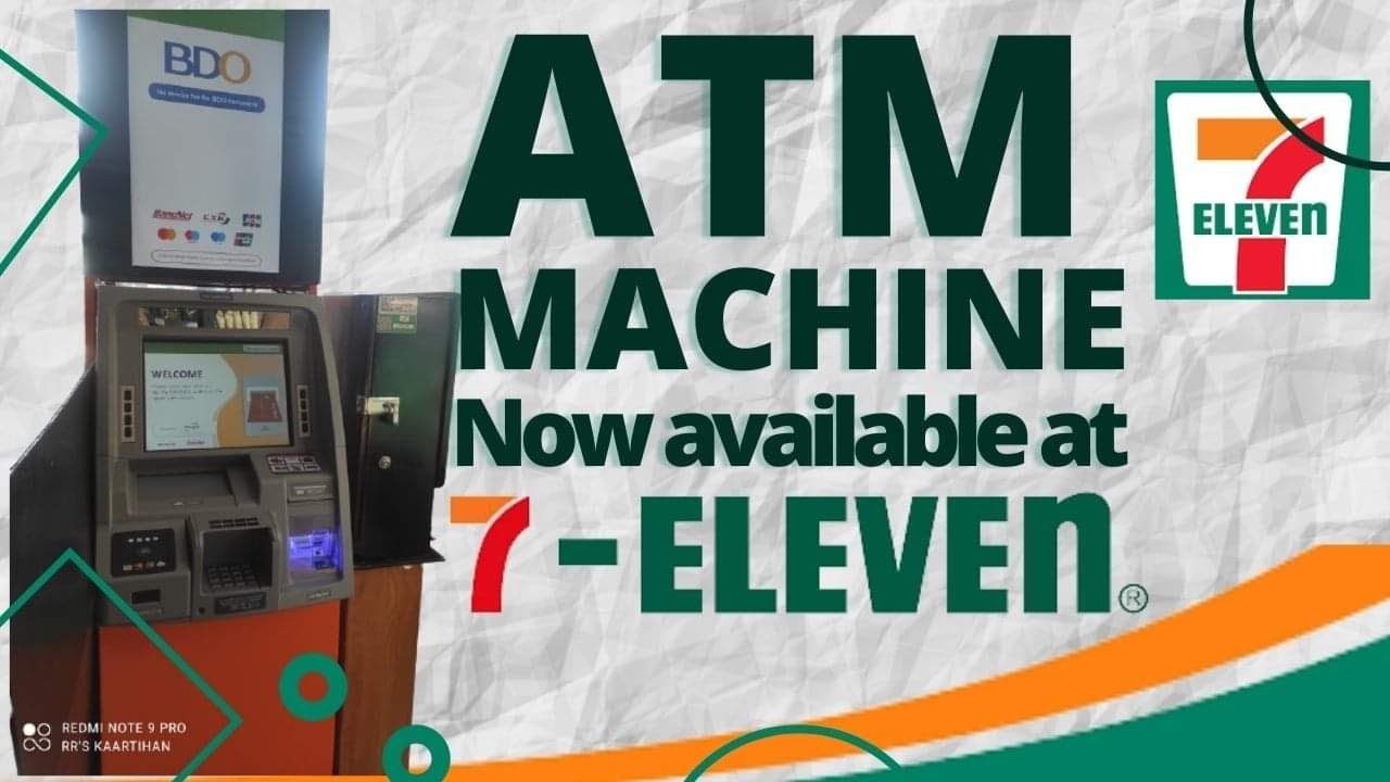 7-11 card  New 2022  ATM at 7 ELEVEN Philippines | deposit \u0026 widraw cash in 7/11 branches near u