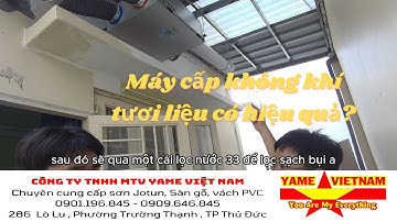 | HỆ THỐNG CẤP GIÓ TƯƠI | Lắp đặt & Sử dụng