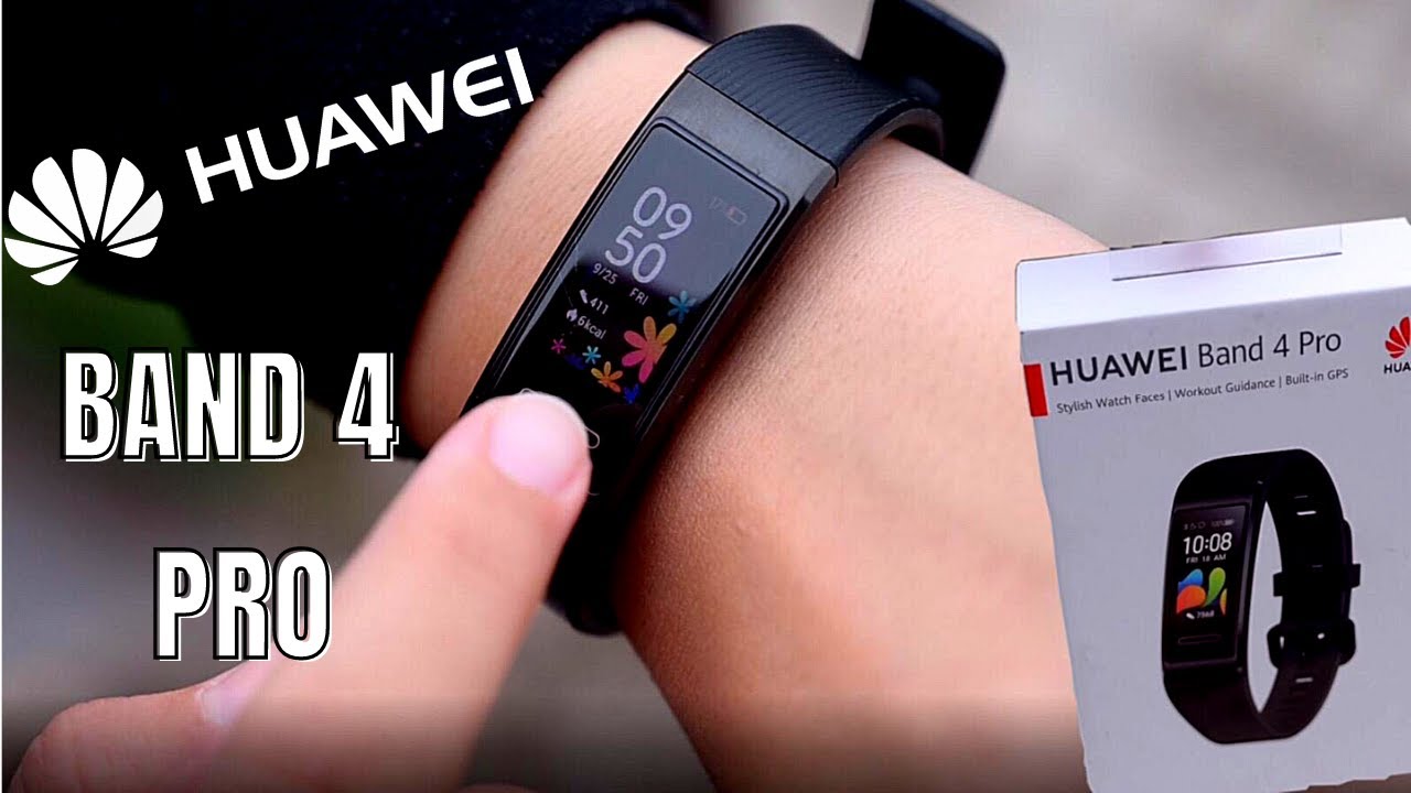 HUAWEI BAND 4 PRO Graphite Black Review - Beautiful Fitness Tracker Band - YouTube