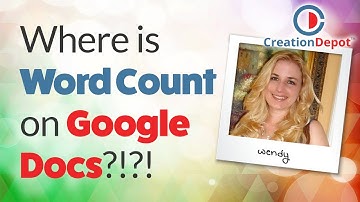 How to Show Word Count on Google Docs | Where is the Word Count on Google Docs?!