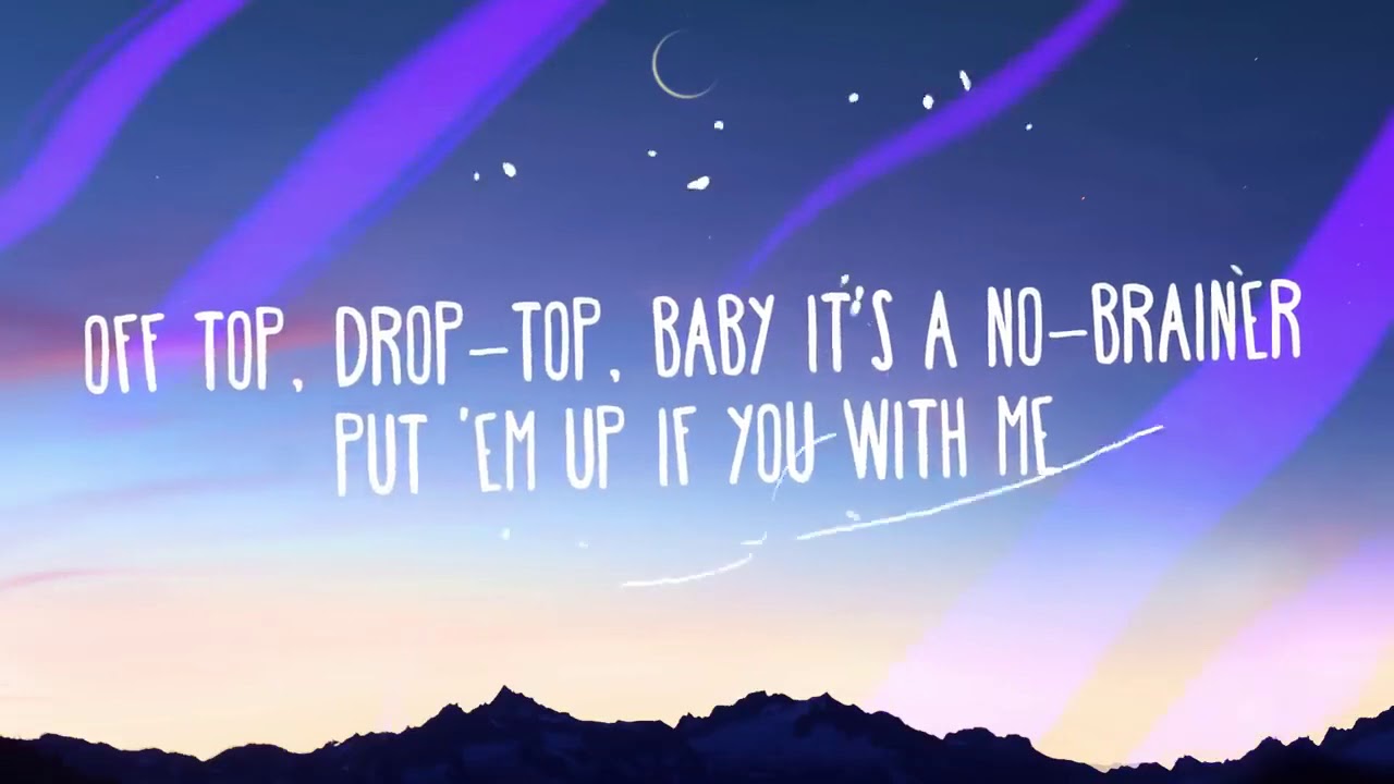 Justin Bieber - No Brainer Lyrics video
