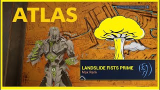 Atlas Landslide Fists Nuke Warframe Rework