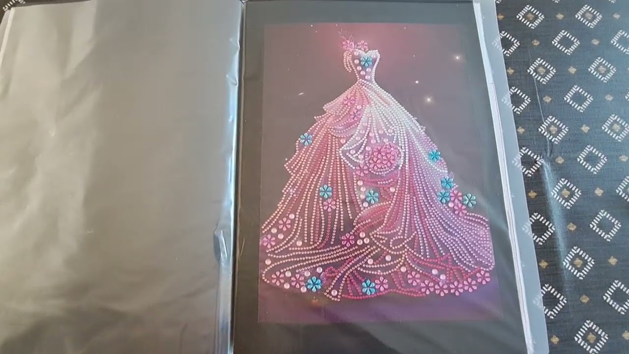 Diamond painting ❤️  Revue d'un porte vue 😀 