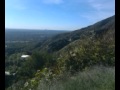 View of LA Country from entrance to Angeles Nat'l