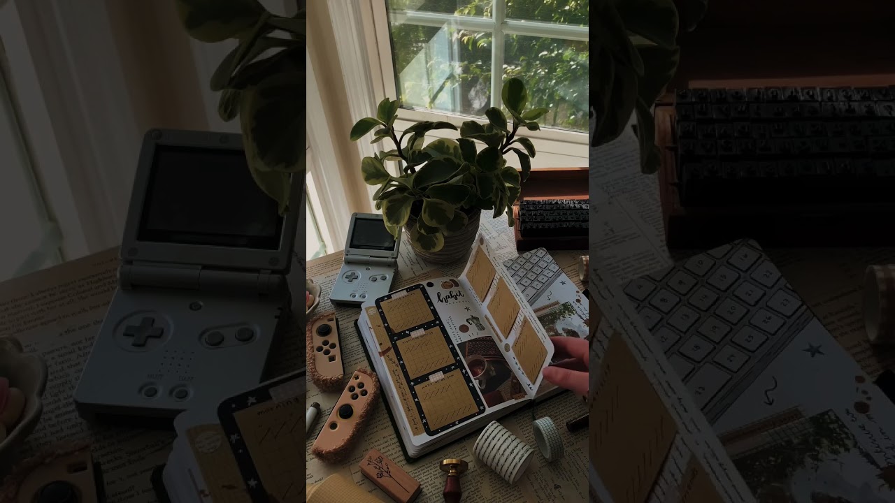 April Bujo Flipthrough 🎮