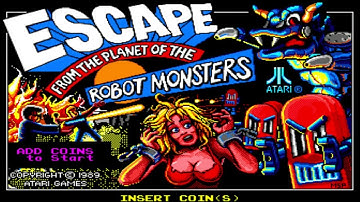 Escape From The Planet Of The Robot Monsters - Levels 1-3 (Arcade)