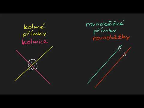 Úvod do rovnoběžných a kolmých přímek | Geometrie | Khan Academy