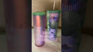 Starbucks 2022 Mermaid Collection #starbucks #coldcups #mermaid