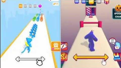 Blob Runner 3D VS Long Neck Run - Max Levels All Levels Gameplay Walkthrough Android, iOS NEW UPDATE