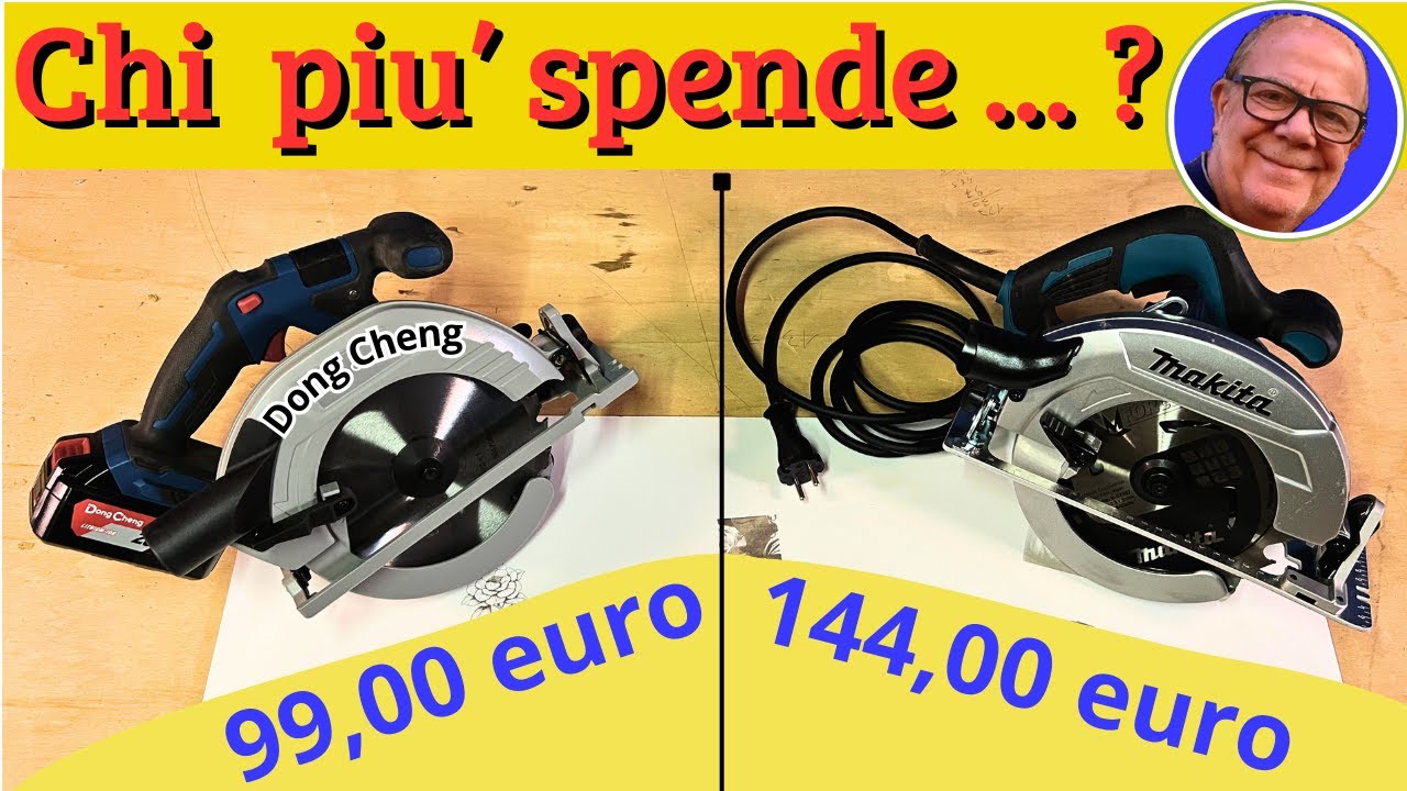 Seghe circolari a confronto , meglio Dong Cheng a batteria o Makita a cavo ? Superstar a confronto