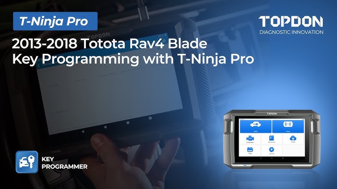 TOPDON T-Ninja Pro - 8 Tablet OBD Automotive Key Programmer and TOPDO