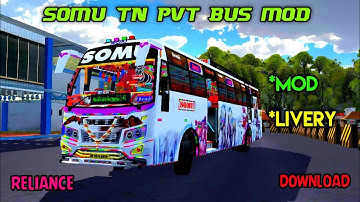 🎀🥰 NEW SOMU TN PVT BUS MOD RELEASED AND DOWNLOAD 😇 || #bussid #bus #bussidreviews #busreview