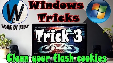 Trick 3  Clean your flash cookies