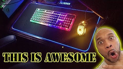 Utechsmart Large RGB Gaming Mouse Pad Review