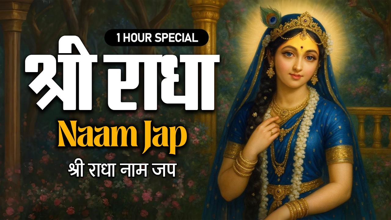 अखंड श्री राधा नाम जप 11000 Baar Shri Radha Naam Jaap 11000 Times Radha Naam Dhun | Braj Dham Dhun