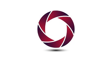 How To Create Camera Shutter Symbol in Adobe Illustrator Tutorial | Easily Create Camera Shutter