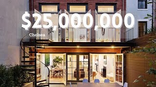 Inside a $25M Chelsea, NYC Townhouse | 7,058 ft², 16 Rooms, 5 Beds, 5+ Baths & Garden