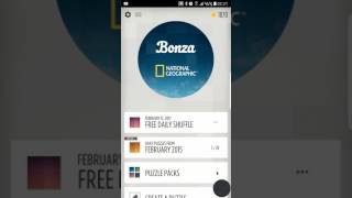 Bonza National Geographic Daily Shuffle Puzzle 12/02/2017 screenshot 5