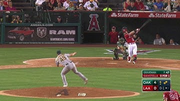 OAK@LAA: Giavotella singles to drive in Trout