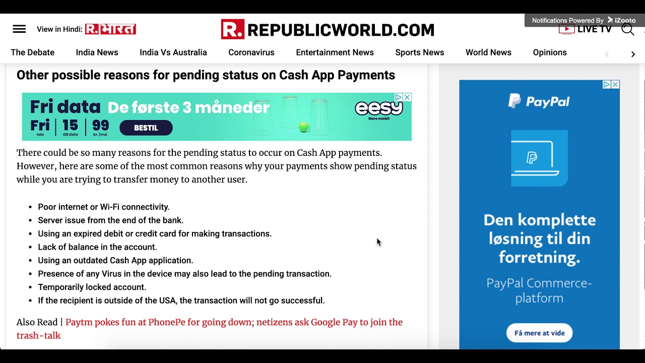 Cash app keep saying pending solution - YouTube