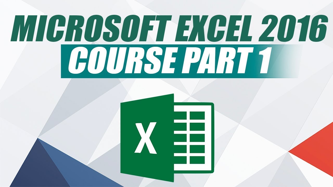 Microsoft Excel Tutorial - Lesson 01: Microsoft Excel Fundamentals