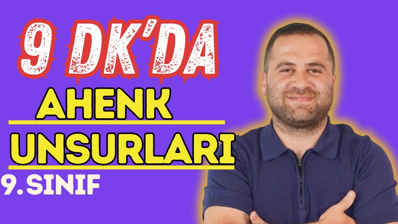 9. SINIF EDEBİYAT 3. TEMA  -ŞİİRDE AHENK UNSURLARI- MAARİF MODEL KONU ANLATIMI