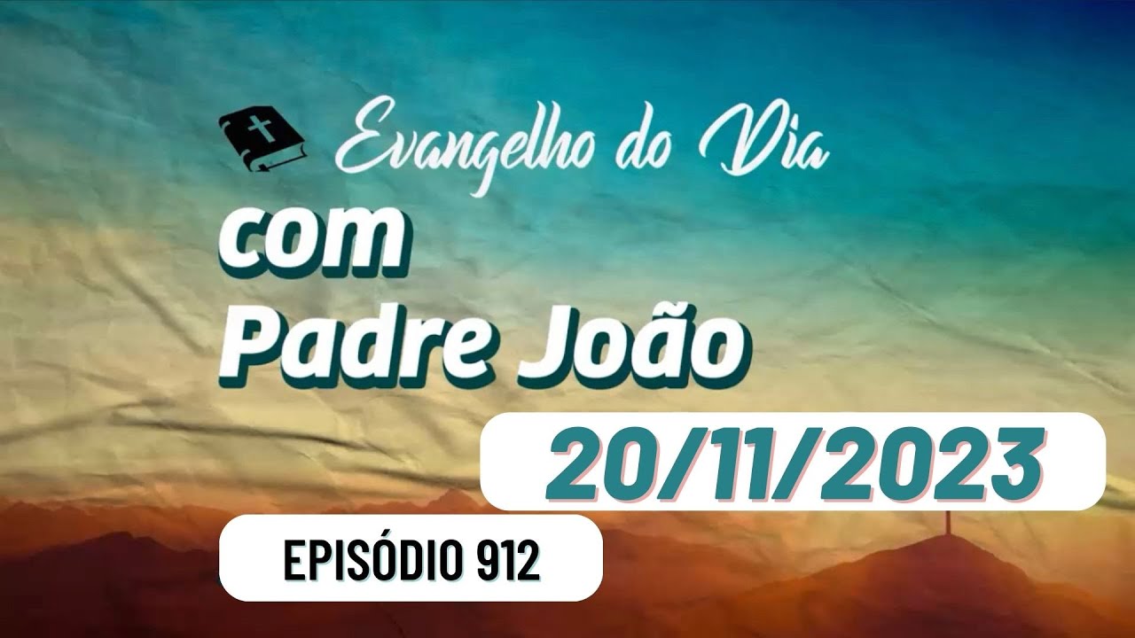 Evangelho do dia comentado por Padre Dennys (Mt 11,28-30) Quinta-feira,  20/07/2023 