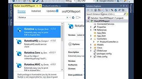 Printing PDF in ASP.NET MVC using Library Rotativa