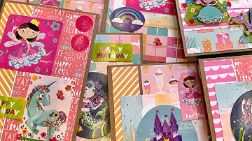 How many Cards Can We Create Using 2 8x8 Paper pad Video 8