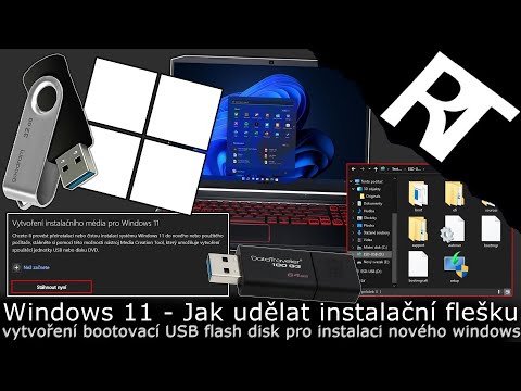 Windows 11 – Jak vytvořit bootovací USB flash disk pro instalaci – instalační flešku (tutoriál)