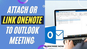 How to Use OneNote With Outlook Meetings | How to Link OneNote to Outlook Meeting