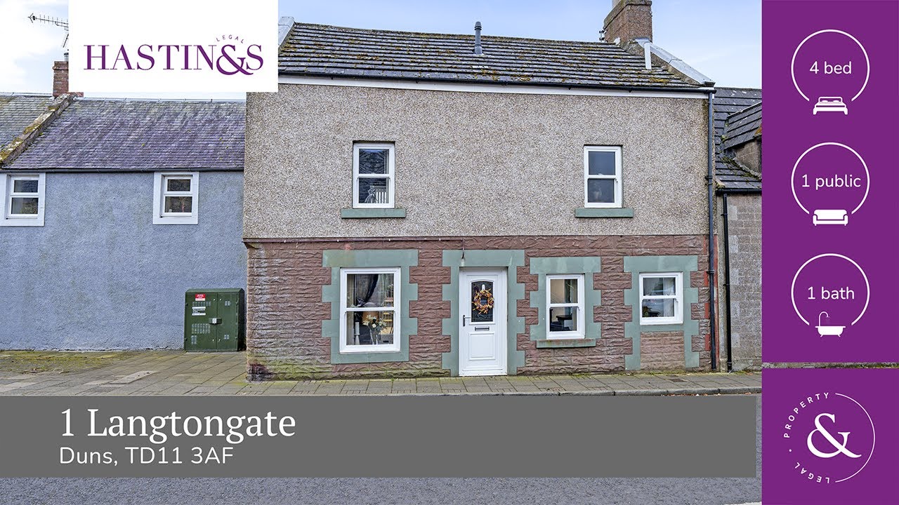 1 Langtongate, Duns TD11 3AF - Video Tour