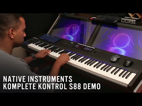 Native Instruments | Komplete Kontrol S88 Demo - Vivin Kuruvilla